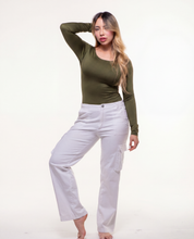 Body Premium Francia Verde Militar