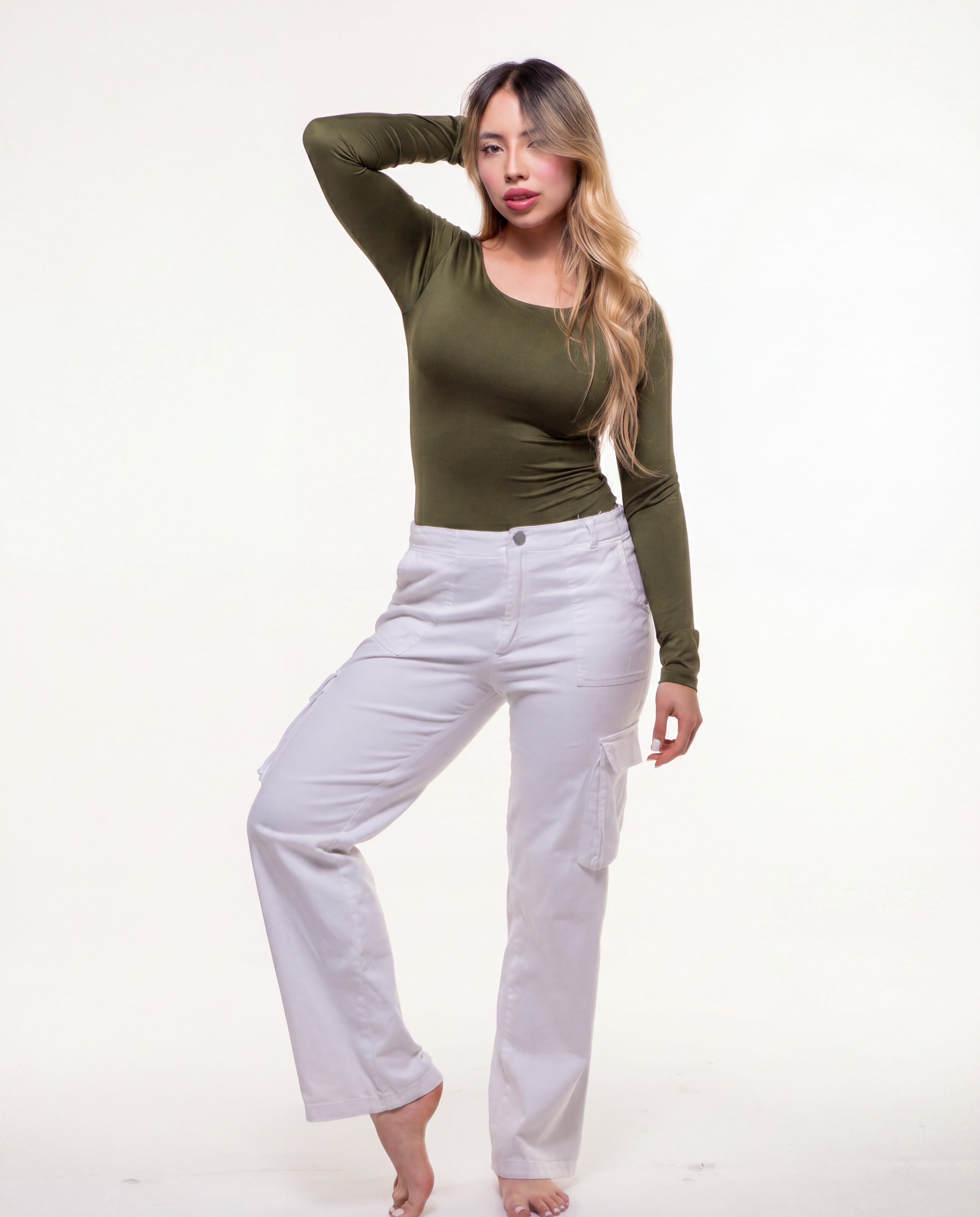 Body Premium Francia Verde Militar