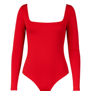 Body Premium Flor Rojo
