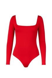 Body Premium Flor Rojo