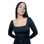 Body Premium Flor Negro