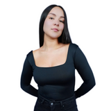Body Premium Flor Negro