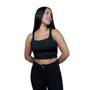 Crop Top Premium Hera Negro