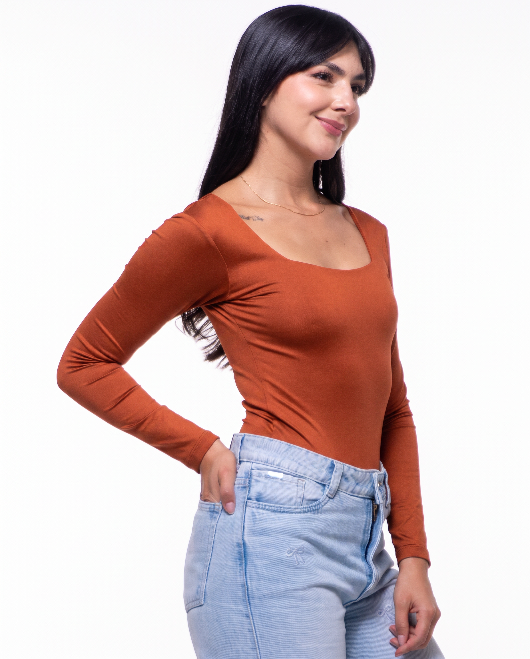 Body Premium Flor Terracota