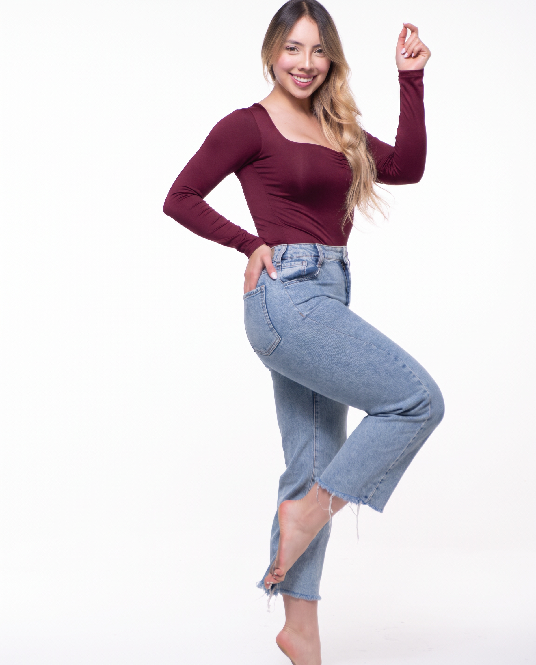 Body Premium Taty Vinotinto