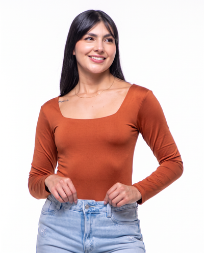 Body Premium Flor Terracota