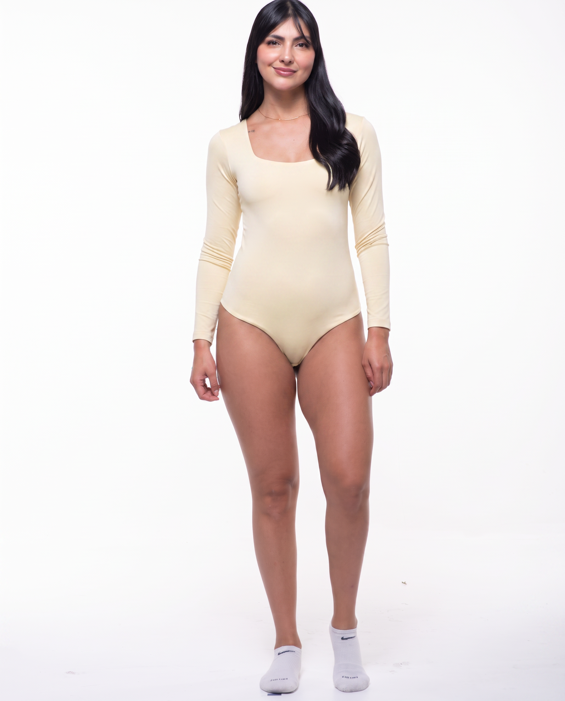 Body Premium Flor Amarillo