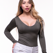 Body Premium Milu Verde Militar