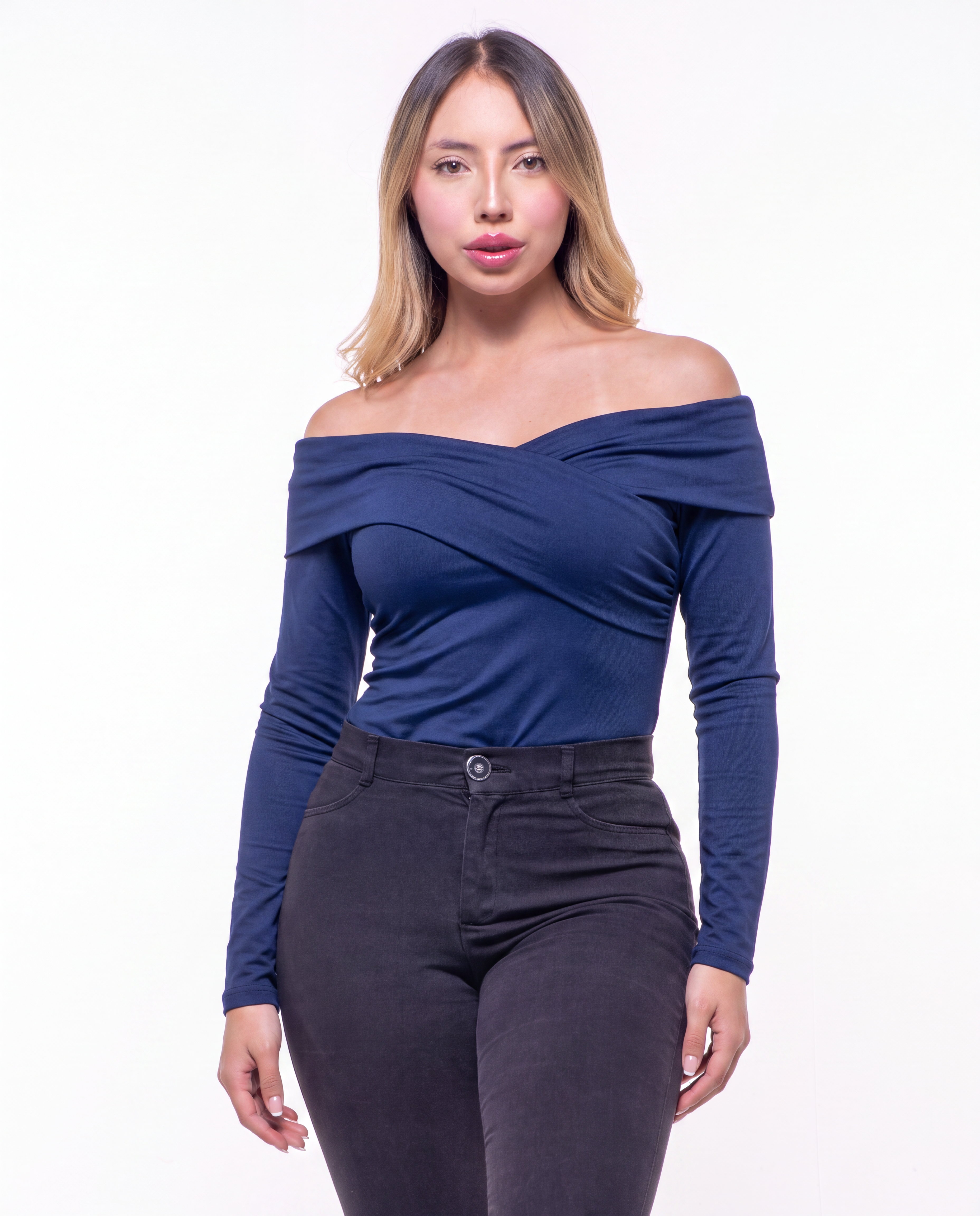 Body Premium Paula Azul Oscuro