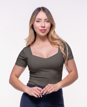 Body Premium Mango Verde Militar