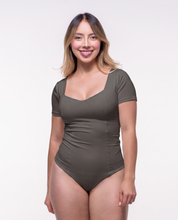 Body Premium Mango Verde Militar