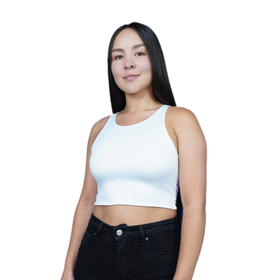 Top Premium Recto Corto Blanco
