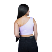 Crop Top Hombro Lila